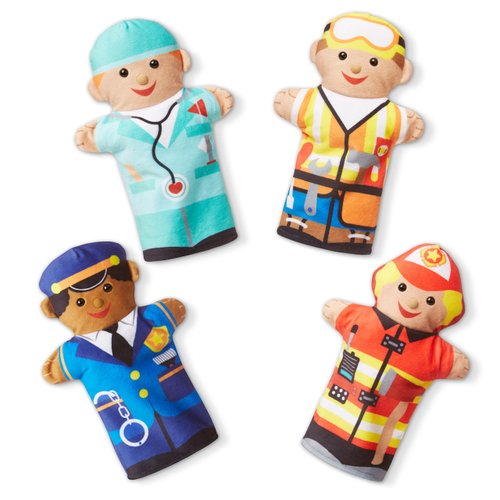 Melissa & Doug 96037 Jolly Helpers Hand Puppet, Multicolor
