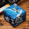 KakapopoTCG The Geisha Deckimono: a Kimono patterned Deck Box for MTG Magic FaB EDH Commander YGO DND Spell Cards FaB PTCG TCG (Winter Waves)