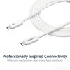 StarTech.com 6.6ft (2m) Passive Thunderbolt 3 Cable, 20Gbps, 100W PD, 4K Video, Thunderbolt Cable, Compatible with USB4/DP Alt Mode, Thunderbolt 4, USB 3.2/Type-C (TBLT3MM2MW)