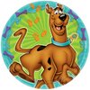 Amscan 541385 Round Plates | Scooby-Doo Collection | 8 pcs | Party Accessory