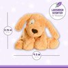 Warm Pals - Puppy Love - 1.5lbs - Cozy Microwavable Lavender Scented Plush Toys - Heated Stuffed Animal - Heatable Coolable Bedtime Comfort Plushie