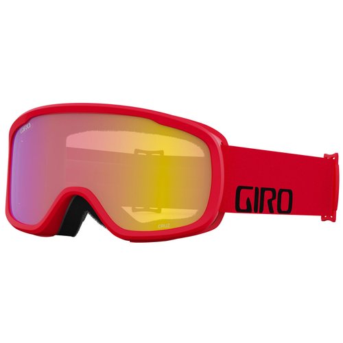 Giro Cruz Ski Goggles - Snowboard Goggles for Men, Women &amp; Youth - Anti-Fog - OTG - Red Wordmark ...
