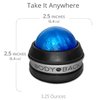 Body Back Manual Massage Roller Ball, Roller Massager, Self Massager, Lacrosse Ball Massager, Back Massage Tool, Self Massage Ball for Sore Muscle & Joint Pain (Blue)