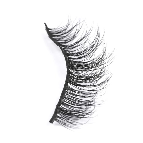 100% Siberian Mink Fur 3D False Eyelash LASGOOS Degisn Luxurious Natural Messy Wedding Party Fake Eyelashes 5 Pairs/Box (A02)