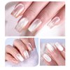 Imtiti Champagne Gold Gel Nail Polish,0.5fl oz Holographic 9D Cat eyes Glitter Magnetic Gel Polish UV Gel Nail Polish with Magnetic Stick for Nail Salon