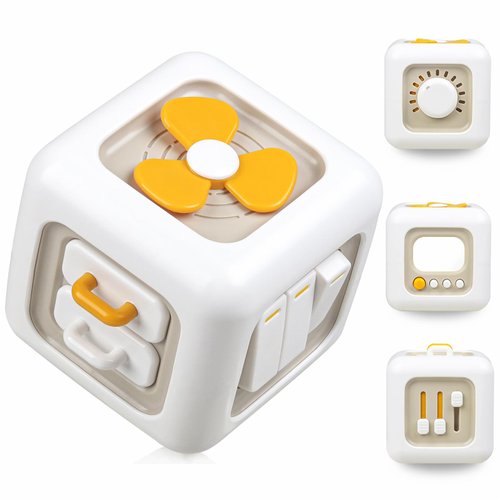 Chobyfun Activity Cube Toys for 1 Year Old Boys & Girls, Montessori Toys for 1 Year Old, Learning Toys for Toddlers 1-3, Baby Toys 12-18 Months, One Year Old Girls & Boys Birthday Gifts
