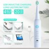 DHMXDC Sonic Electric Toothbrush for Kids and Adults, 5 Modes with 2 Min Build in Timer, Ultrasonic Toothbrush with 4 Brush Heads Charging Power Toothbrush