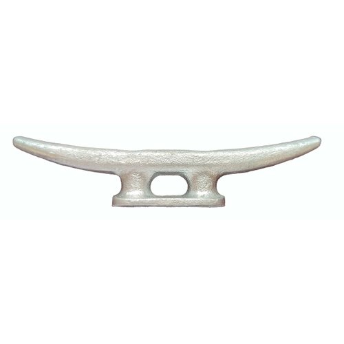 MarineNow Galvanized Iron Dock Cleat Choose Size 4", 6", 8", 10", 12", 14" and Pack Size (8", 01-Pack)