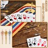 Jexine 18 Pcs Metal Cribbage Pegs Cribbage Board Pegs Fit 1/8 Holes Funny Finger Gesture Cribbage Pegs 3 Colors Unique Cribbage Pegs Toy for Game Accessories Cribbage Traditional Board Game (Middle)