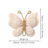 Baby Girl Hair Bow Clips Barrettes, 6 Pcs Butterfly Clips Hair Accessories for Infants Toddlers Baby TKids Fine Hair