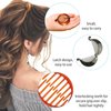 15 Pieces Banana Hair Clips Classic Clincher Combs Fishtail Hair Comb Ponytail Hair Holder for Women Girls, 3 Styles