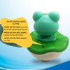 ArtCreativity Frog Bath Sprinkler Toy Set, Includes 1 Frog Fountain, 4 Nozzles, and 1 Ball, Battery-Operated Bathtub and Swimming Pool Toy for Kids, Great Gift for Boys and Girls Ages 3 and Up