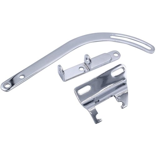 3 PCS/Set SHLPDFM Chevy SBC Chrome Plated Alternator Bracket Fits for Small Block Chevy 265 283 327 350 383 400 Engines with Short Water Pump