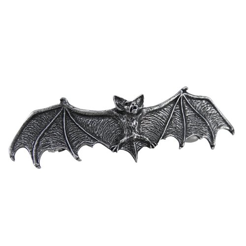 Metallica Darkling Bat Gothic Pewter Hair Slide Silver