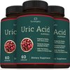 Premium Uric Acid Support Supplement – Uric Acid Cleanse & Kidney Support – Includes Tart Cherry, Chanca Piedra, Celery Extract & Turmeric - Uric Acid Support Formula – 60 Veggie Capsules