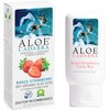 Aloe Cadabra Organic Flavored Personal Lubricant, Natural Edible Lube for Couples Pleasure, for Women & Men, Naked Strawberry, 2.5oz