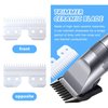 2024 Upgraded White Ceramic Blades Replacement Blades for Oster Fast Feed Clipper A5 Grooming Clippers Movable Blade