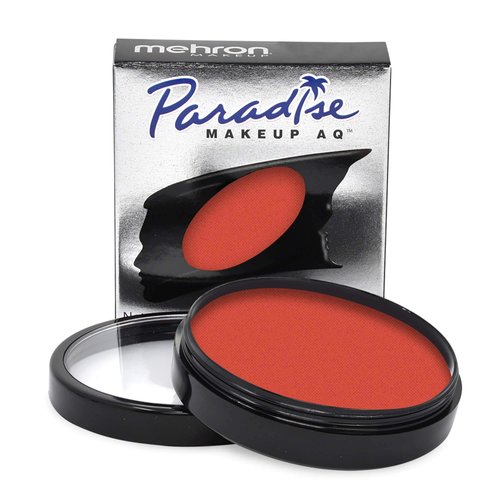 Mehron Makeup Paradise Makeup AQ Pro Size | Perfect for Stage & Screen Performance, Face & Body Painting, Special FX, Beauty, Cosplay, and Halloween | Water Activated Face Paint & Body Paint 1.4 oz (40 g) (Coral)