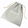 ERKXD Hair Dryer Bags Drawstring Bag Container Hairdryer Bag for travel bathroom (Light Grey)