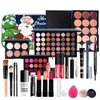 All in One Makeup Kit for Women Full Kit, Christmas Gifts Set for Women Girls, Makeup Essential Bundle with Eyeshadow Palette Makeup Brush Lipstick Blush Foundation Concealer Mascara Eyebrow Pencil