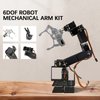 diymore Robotic Arm Kit ROT3U 6DOF Aluminium Mechanical Robotic Clamp Claw Kits for Boys & Girls to Learn Programming/Science/Techology, with MG996R Metal Gear Servo Motor,Ideal Christmas Gift