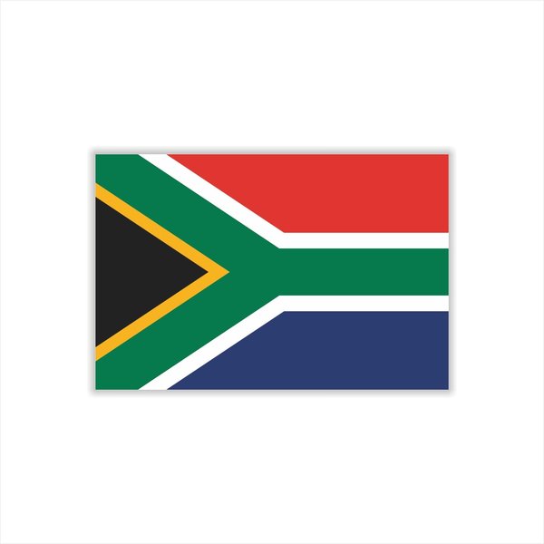 Womaha 30 Temporary South Africa Flag Tattoos Fans Face Tattoo Stickers for Adults Kids Group Activity Props