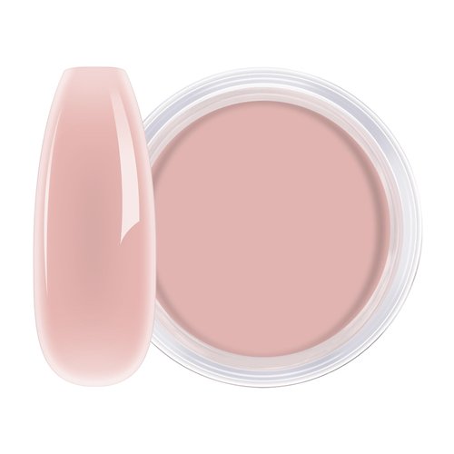 AILLSA Dip Powder Translucent Nail Dipping Powder Jelly Nude Salmon Pink Spring Dip Powder Colors for DIY Manicure Salon at Home Easy to Use Nail Dip Powder for Valentine (1 Oz)