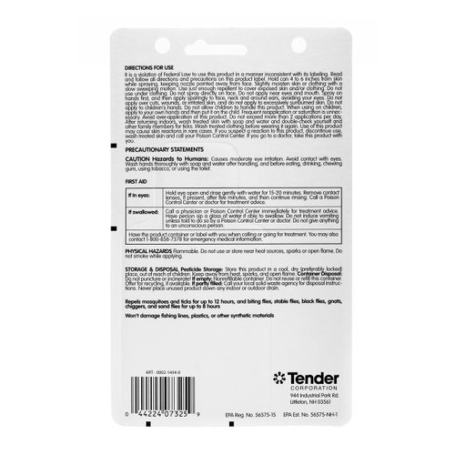 Ben's Tick Repellent 3.4 Fl Oz Pump