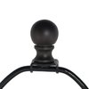 DGBRSM 2pcs Dual -Thread Lamp Finial Oil Rubbed Bronze Steel Ball Knob Lamp Shades Finials Cap Knob Lamp Decoration for Lamp Harp Holder
