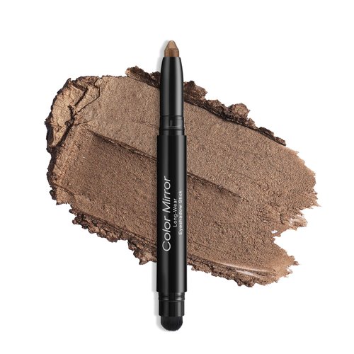 Color Mirror Longwear Cream Eye Shadow Sticks(17 Bronze Shimmer), Smudge-Proof, Waterproof Eyeshadow,Silky Formula Glitter With Makeup Brush,Bronze Eyeshadow Stick