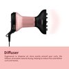 WUFAYHD Diffuser Hair Dryer for Curly Hair: Professional 2 in 1 Diffuser & Hair Dryers with Ionic & Ceramic Technology for Wavy Hair Enhances Curls and Waves While Reducing Frizz, Gifts for Women