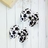 4Pcs Cow Print Bows for Girls Cow Print Hair Bows for Girls Cow Print Hair Bow Clips for Girls Cow Print Hair Clips Cute Hair Accessories for Girls