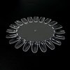 Honbay 20PCS Plastic 20 Tips False Nail Swatches Wheels Nail Art Color Polish Display Wheel for Manicure