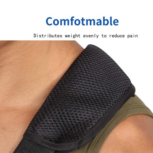 Cool Mesh Arm Sling Medical Shoulder Immobilizer Thumb Support Rotator Cuff Wrist Brace Strap Lightweight Breathable Comfort for Broken&Fractured Bones