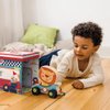Lion Bababoo Push and Pull Toy | 10+ Months | Beech Wood | Size 6" x 6.5" x 3" | Fine Motor Skills | Playtales Stories Included |