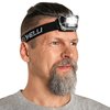 Foxelli LED Headlamp Flashlight for Adults & Kids, Running, Camping, Hiking Head Lamp with White & Red Light, Lightweight Waterproof Headlight with Comfortable Headband, 3 AAA Batteries Included