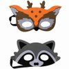 12pc Forest-Friends Animals Felt Face Costume Woodland Creatures Animal Cosplay Camp Themed Party Favors Supplies for Kids