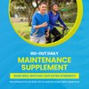 Go Out Daily Maintenance - Natural Uric Acid Support with Tart Cherry, Celery Seed, and Turmeric - Vegan, Non-GMO, Gluten-Free Supplement for Joint Comfort and Healthy Kidney Function 90 Capsules