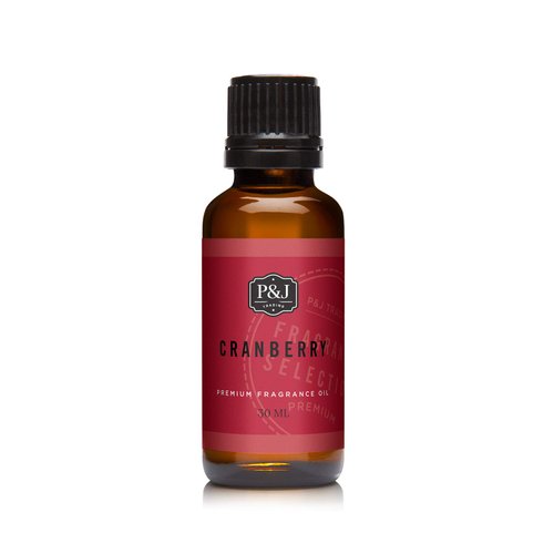 P&J Trading Fragrance Oil | Cranberry Oil 30ml - Candle Scents for Candle Making, Freshie Scents, Soap Making Supplies, Diffuser Oil Scents