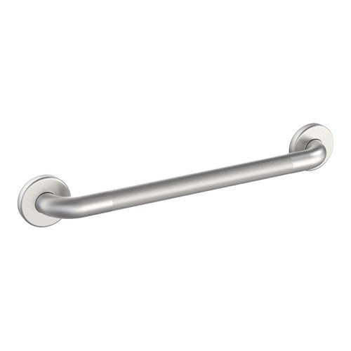 WingIts WGB5SSKN18 STANDARD Grab Bar, Diamond Knurled Grip, Concealed Mount, Satin Knurled Stainless Steel, 18-Inch Length by 1.25-Inch Diameter