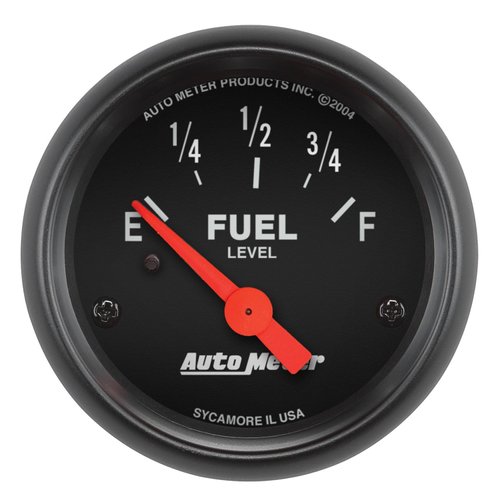 AUTO METER 2641 Z-Series Electric Fuel Level Gauge , 2 1/16" - Short Sweep/Electric