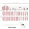 Dashing Diva Gloss Holiday Nail Strips - Light Show | UV Free, Chip Resistant, Long Lasting Gel Nail Stickers | Contains 32 Nail Wraps, 1 Prep Pad, 1 Nail File
