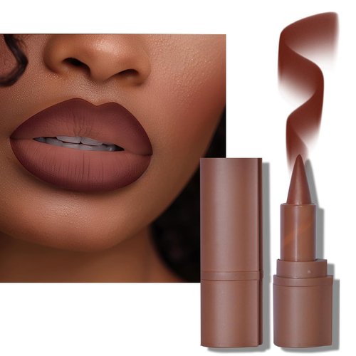 2-in-1 Gradient Lip Liner and Lipstick Lip Combo Set - Achieve Flawless Contour and Gradual Ombre Effect with Easy-to-Use Crayon Form and Cone Tip - Non-Smudging, Long-Lasting (03# Caramel brulee, 1)