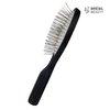 Bresil Beauty's Ash Wood Paddle Hair Brush W/Long Therapeutic Metal Pins - Better Than Boar Bristle Hair Brush I Hairbrush for Women I Dry/Wet I Detangle I Thick Fine Curly Straight Hair