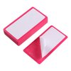 BEAUTY LEADER 15pcs Nail Art Soft Stamping Protective Rose Red Color Stamper Rectangel Stamp Holder for 6x12cm Stamping Plate