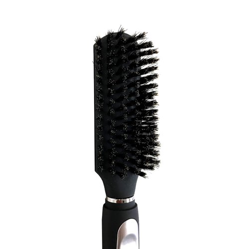 iBeauty™ Hair Brush - Natural Boar Bristles - Narrow For Thick Curly Hair - (1858)