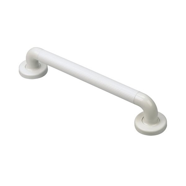 Maddak Groovy Grip Grab Bar 18" Long White (724580018)