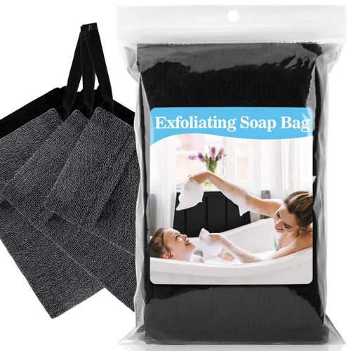 MAQIHAN 6PCS Soap Bag - Soap Saver Bag Bar Soap Pouch Bar Soap Exfoliating Pouch Soap Saver Pouch for Bathing Shower