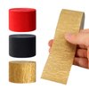 Red-Black Gold Casino-Theme Party-Decorations Streamers - 9 Rolls Graduation Wedding Birthday Baby Bridal Shower Crepe Tissue Paper Streamer Garland Decor Panduola