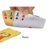IvyMei 2 Pack Dragon Playing Cards Waterproof Gold Silver Foil Playing Cards Plastic Poker Cards High Flexible(Sliver+Gold)